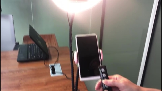 Fotocamera Lampada da scrivania a collo di cigno Led Selfie Photography Heavy Duty Flex Arm 2700K 77cm