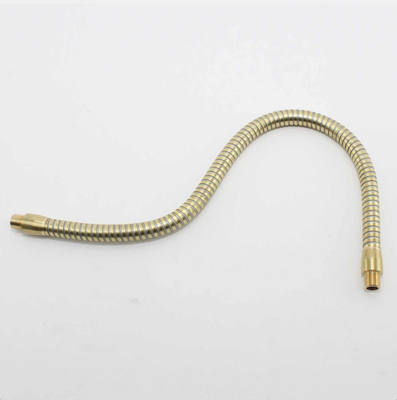 Tubo flessibile a collo d'oca in metallo ottone M10 350 mm PLU10285